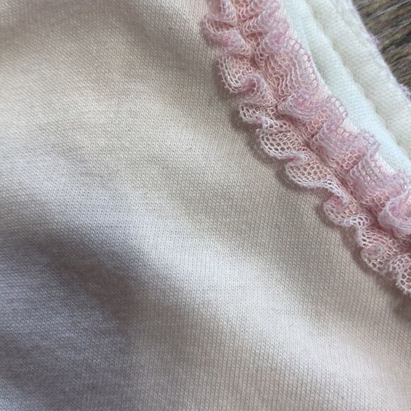 Isabella Chloe Dress Sleeveless White w/ Pink Layered Tule attached Skirt 24 M - Picture 10 of 16